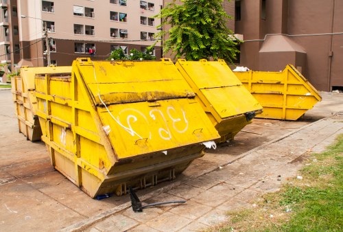 Construction site waste management in Honor Oak