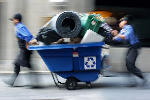 Various sizes of enclosed skips available for hire