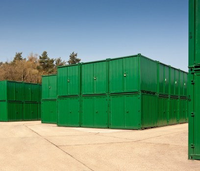 Different types of construction waste including wood and metal